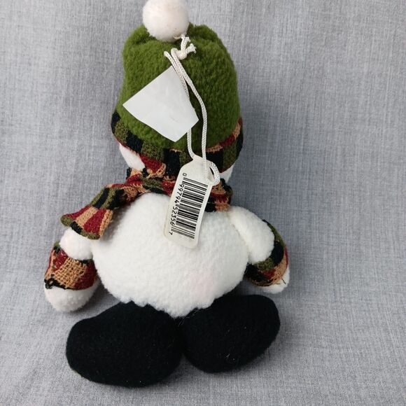 Mountain View Christmas Ornaments Decor Rustic Country Stuffed Santa Snowman - Picture 7 of 10